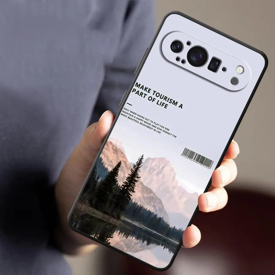 Mountain Peaks Landscape Funda Phone Cover Case for Google Pixel 10A 6a 8a 9a 10 9 Pro XL 7a 6 7 8 Pro