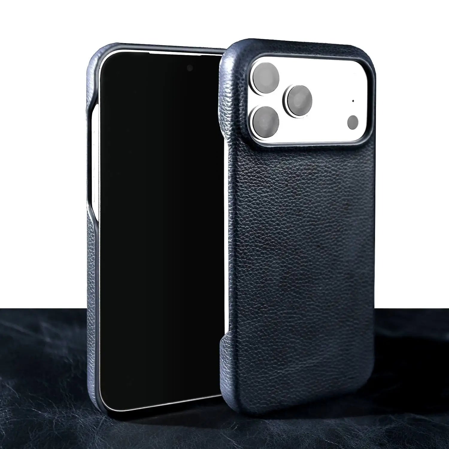 For Iphone 17 Pro Max Case For iphone16Pro 15 14 13 12 11 XR XS Genuine Leather Cover Cases Aesthetic Vintage Phone Back Coque