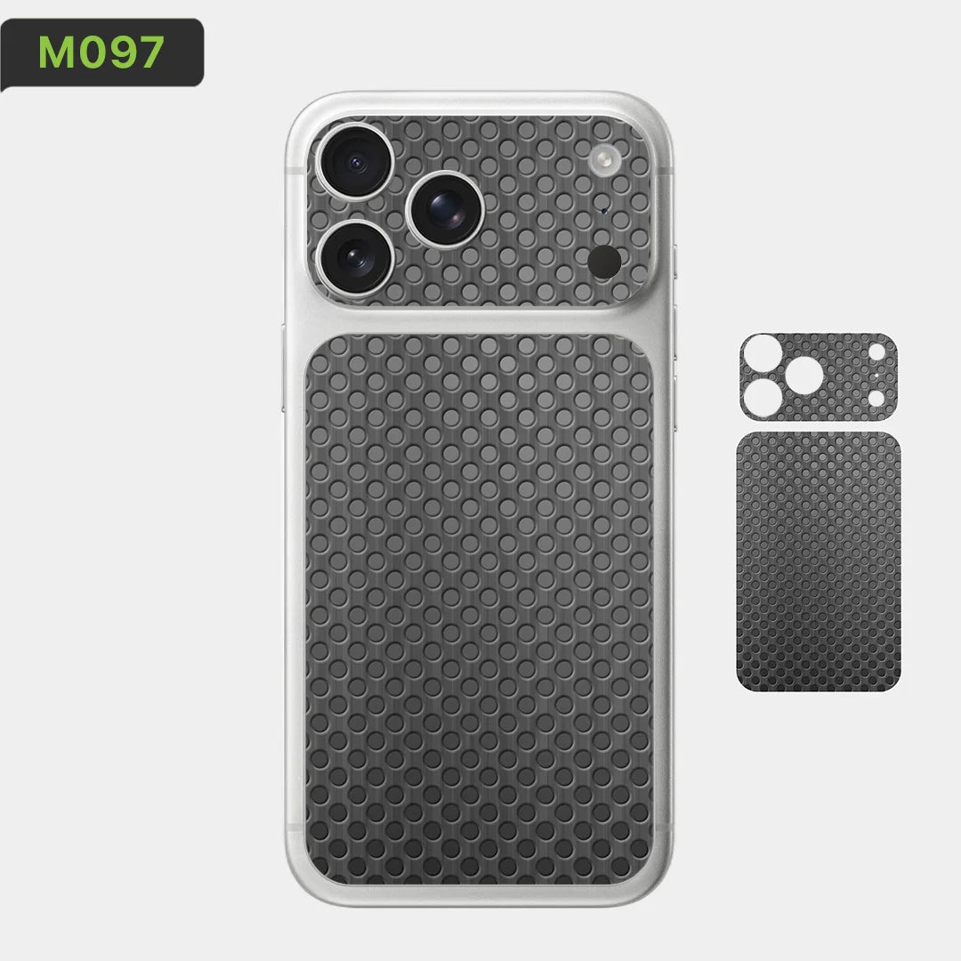 BC02 for Apple iPhone 17 Pro Max /17 Pro/Air Camera with Battery Skin Wrap 3D Colorful Rear Protective Sticker Film