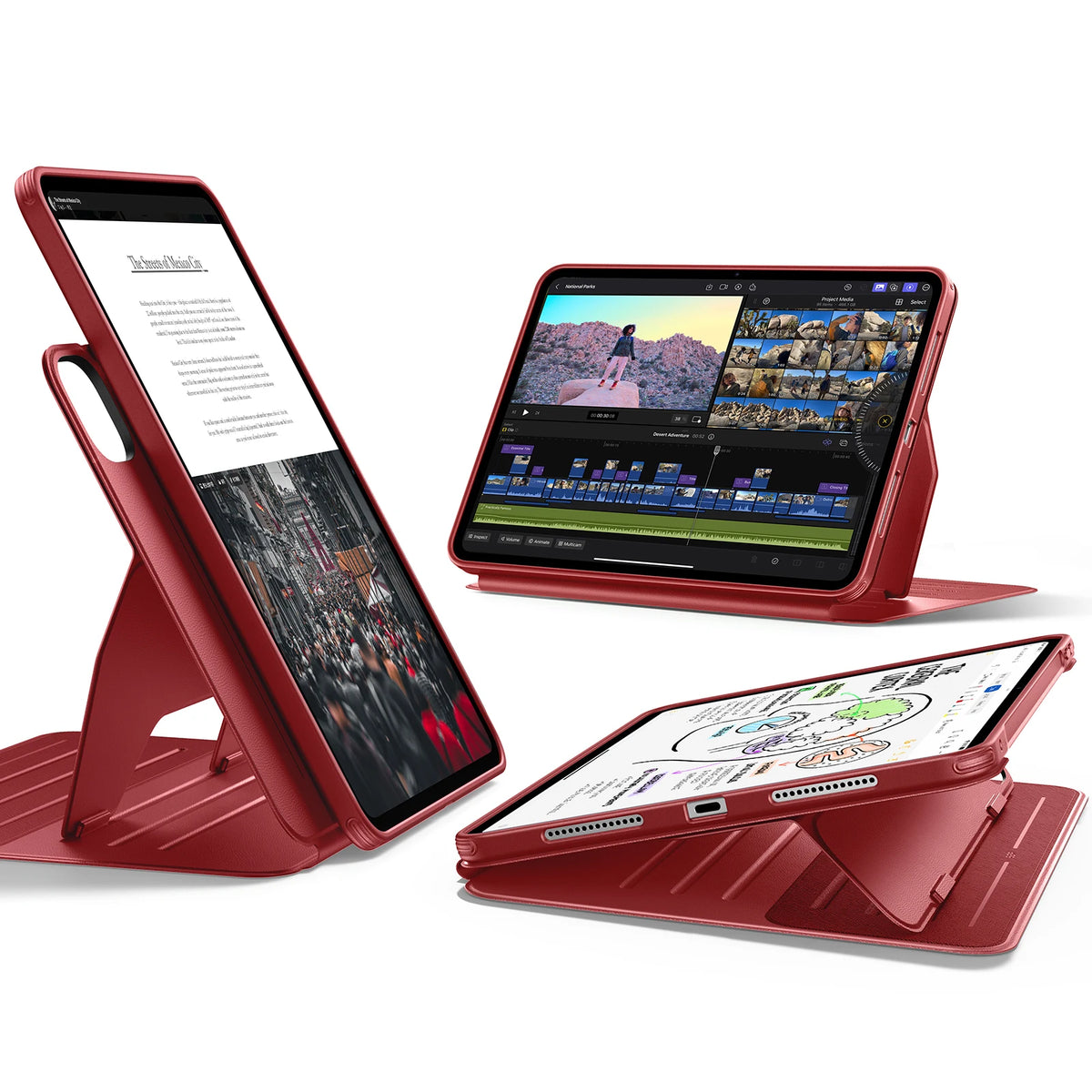 ESR for iPad Pro 13 Inch Case (M5/M4) Rotating Case with Removable Magnetic Cover Shift Series for iPad Pro 13 2024/2025