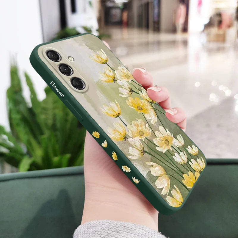 Small Cauliflower Phone Case For Samsung Galaxy S25 S24 S23 S22 S21 S20 S10 S10E Ultra Plus FE Note 20 Ultra 10 Plus Cover