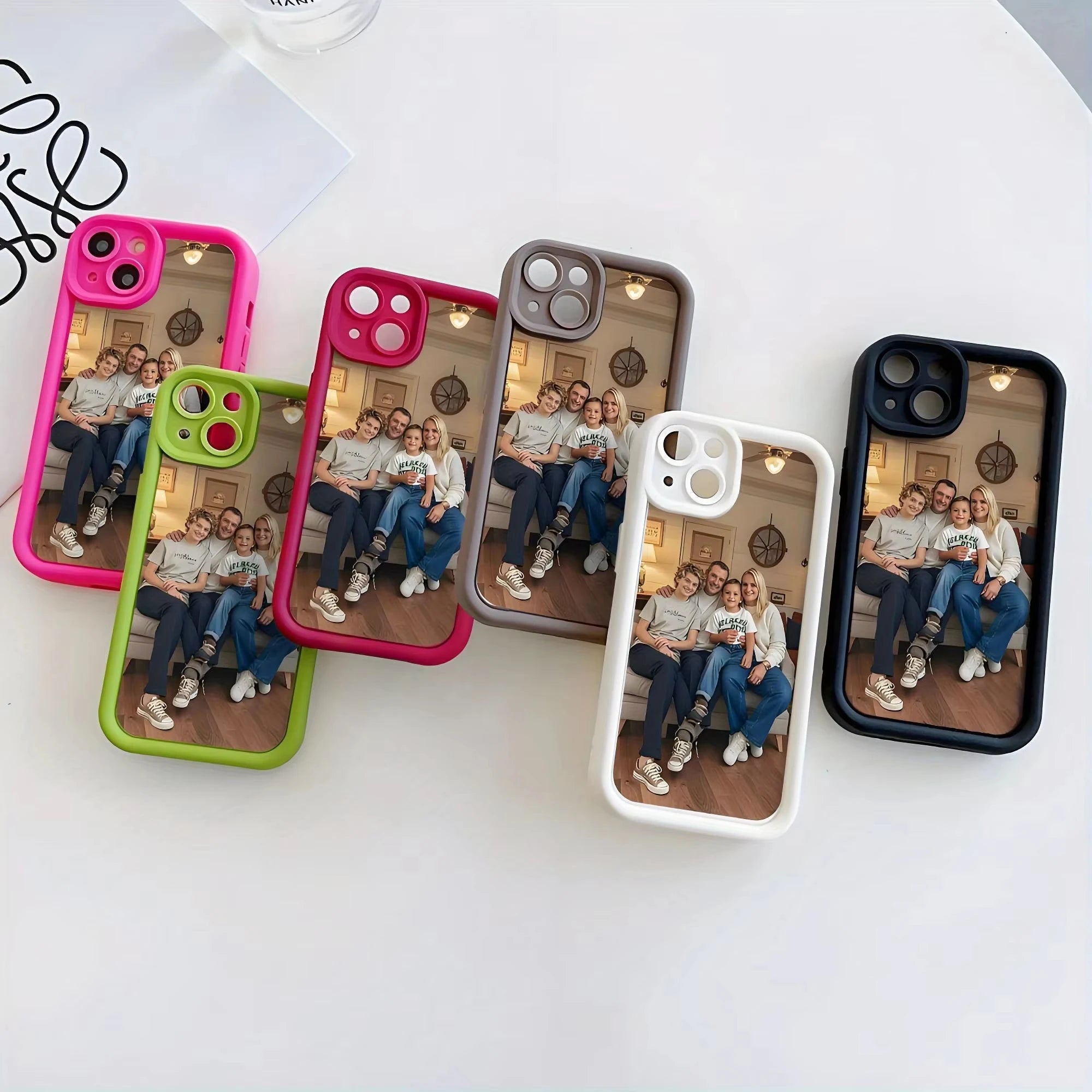 DIY Personalized Photos Customized Phone Case For Samsung S25 S24 Ultra S23 Ultra S22 S21 S20 Plus Note 20 S24FE S23FE Cover