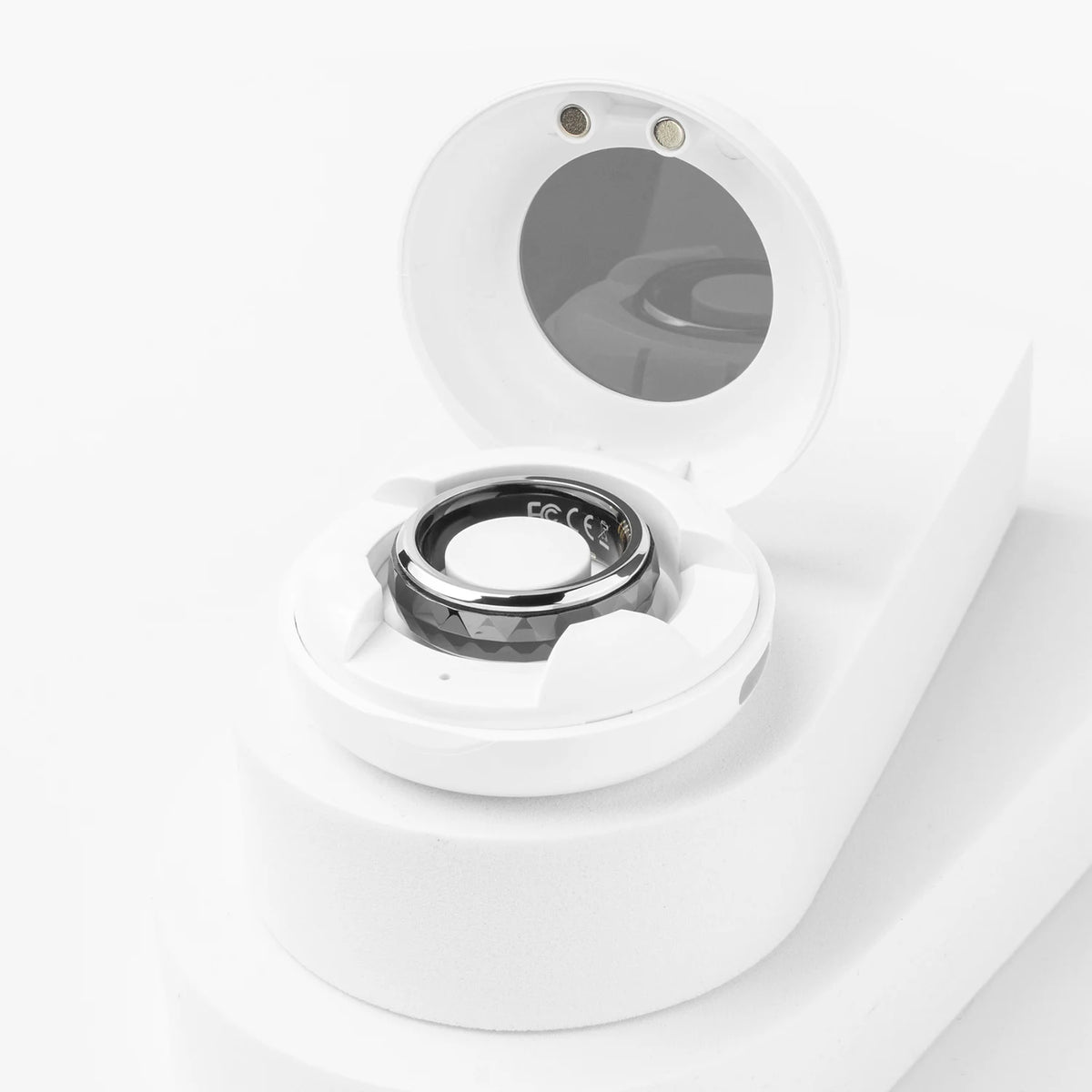 2024 COLMI R11 Smart Ring, Fidget Spinner Anxiety Relieve Ring with Charging Case for Men, Health Sleep Monitor, 5ATM Waterproof