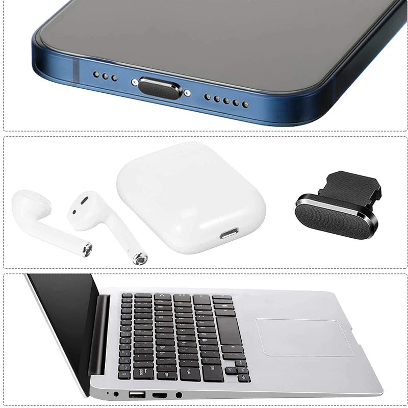 Mobile Phone Speaker Cleaner Kit Phone Charging Port Dust Plug Cleane Tool Portable Clean Brush Set For iPhone 14 13 12 11 iPad
