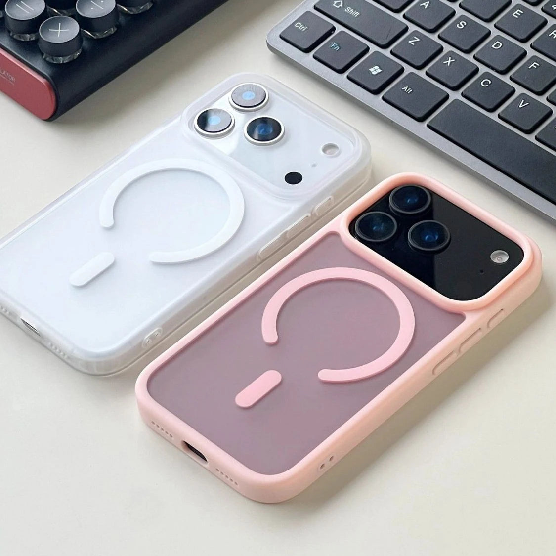 Luxury Slim Matte Cover for iPhone 17 Pro Max 17 Air for Magsafe Wireless Charger Cover for iPhone 16 12 13 14 15 Pro Max Plus