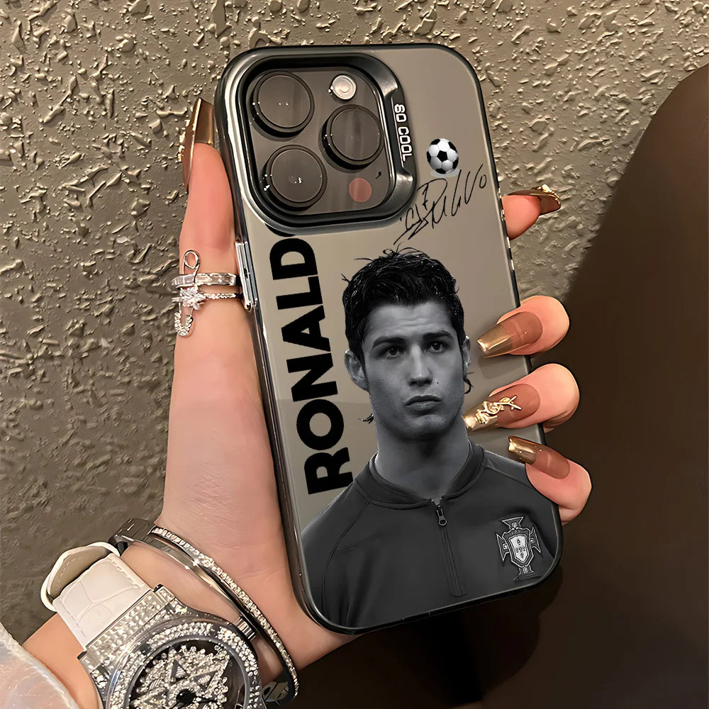 Phone Case For  Famous football players C-CR7 iPhone 17 17e 16e 16 15 14 13 12 11 mini Pro Max Air Plus Anti Fall Matte Cover