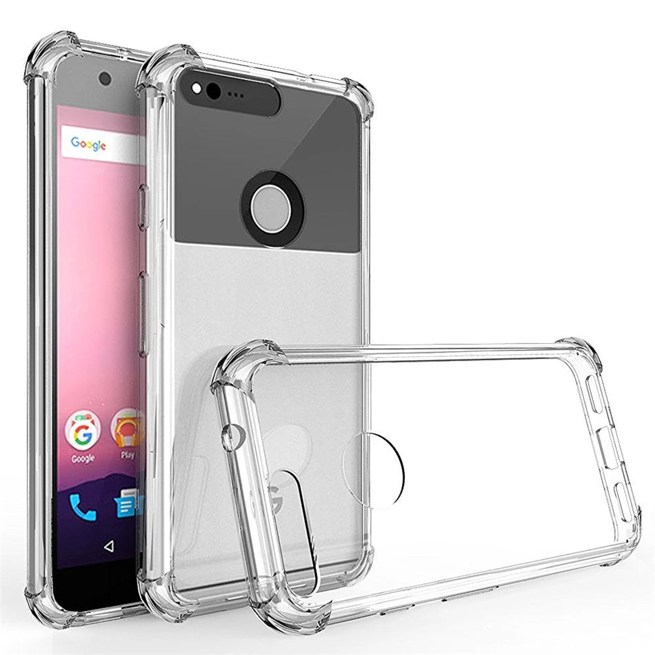 For Google Pixel 1 2 3 3A 4 4A XL Case Airbag Shockproof TPU Protection Silicone Back Cover Case for Google Pixel 10A 9A 8A 10 9