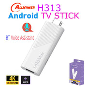 H96 MAX Allwinner H313 Quad Core Android TV Stick  4K HDR Wifi6 BT Voice Assistant Remote Control Media Player Smart TV Box