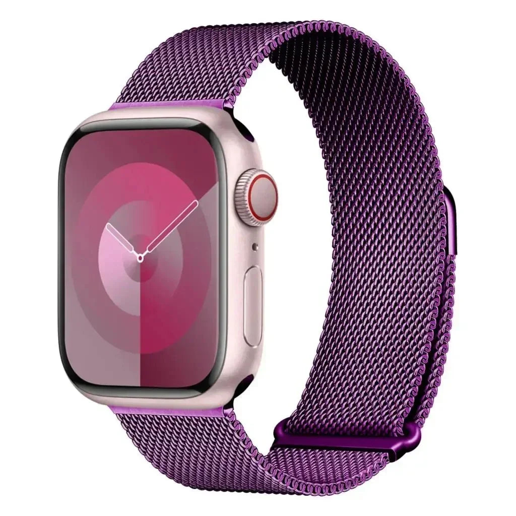 Milanese Loop Strap for Apple Watch Band 46mm 45mm 44mm 40mm 41mm Pride Bracelet iwatch Series 12/11/10/9 8 7 SE3/Ultra 3 4 49mm
