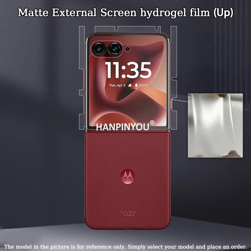 Positioning Wrap Side Edge Back Screen Protector For Motorola Razr 70 60 50 40 Ultra Pro 2025 Scratch Repair Soft Hydrogel Film