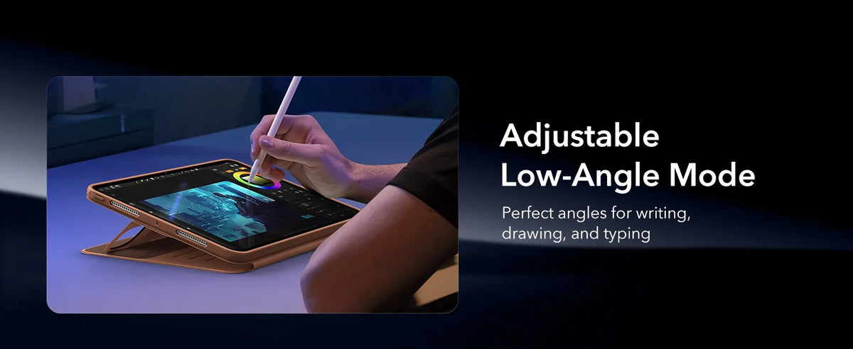 ESR for iPad Pro 11/13(M5/M4) Removable Magnetic Case Adjustable Angle Cover for iPad 11(A16)& Air 11/13(2026/2025/2024)