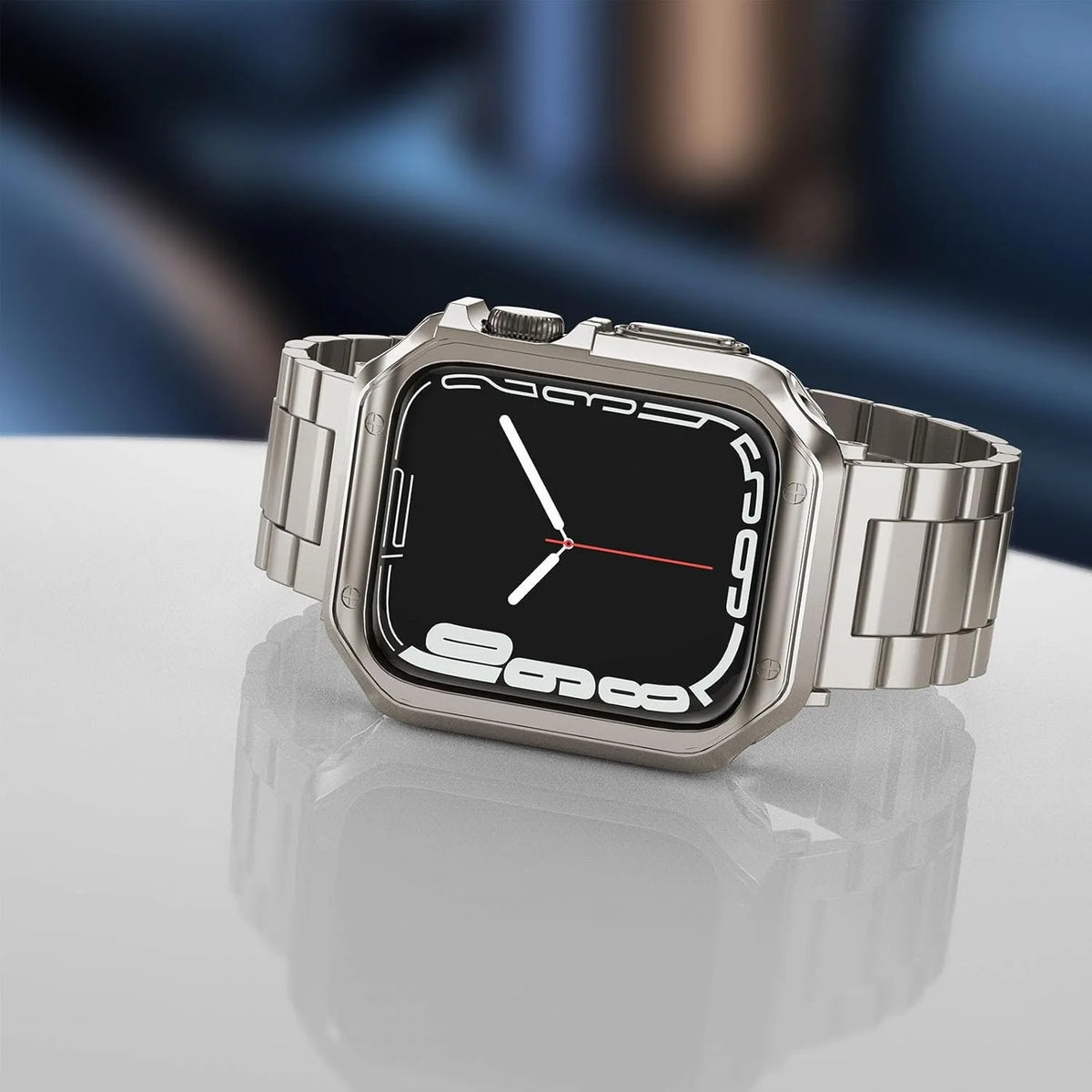 Stainless Steel Watch Strap For Apple Watch Band 49mm 46mm 44 45 41 40mm Metal Band For iwatch Series 10 9 8 7 6 Shockproof Case