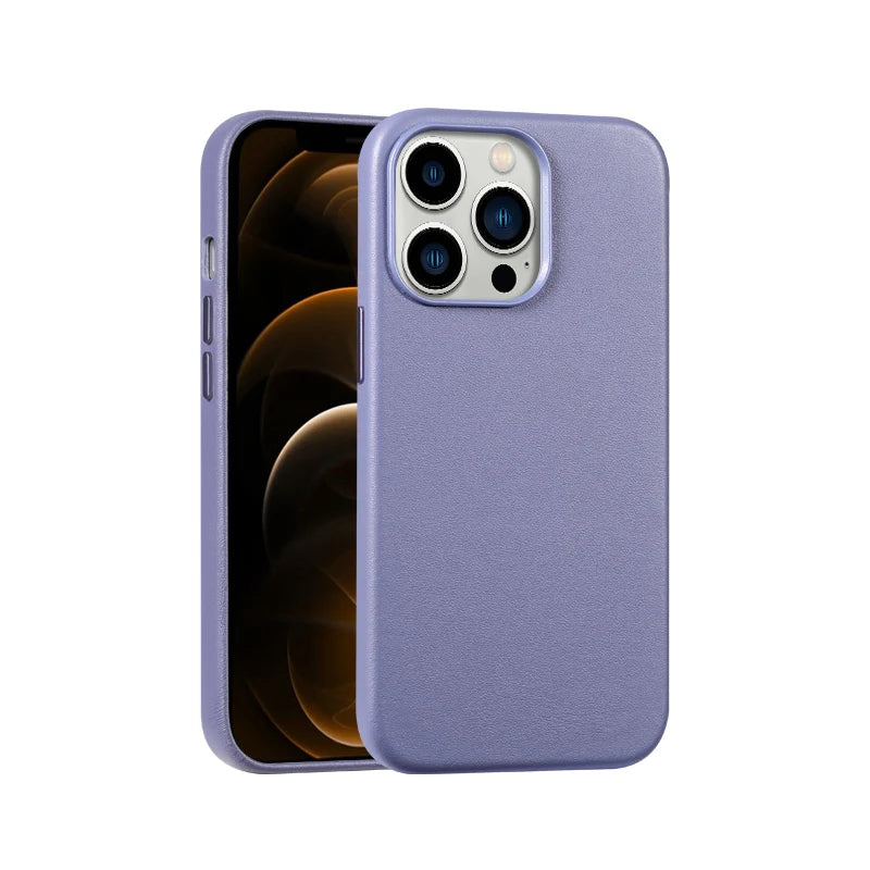 Clearance Sale for Magsafe Case Original Leather for iPhone 12 13 Pro Max 13 Mini Magnetic Wireless Charging Cover
