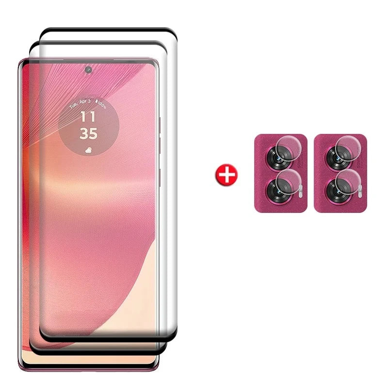 For Motorola Moto Edge 60 50 Fusion Glass Moto Edge 60 Pro Razr Ultra 2025 Glass Screen Protector Moto Edge 50 Fusion Len Glass