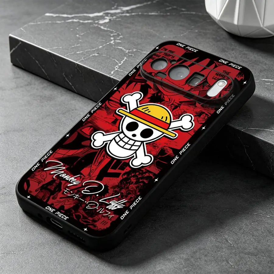 One Piece Red Green Cool Funda Phone Cover Case for Google Pixel 10A 7a 10 9 Pro XL 9a 6 7 8 Pro 8a 6a
