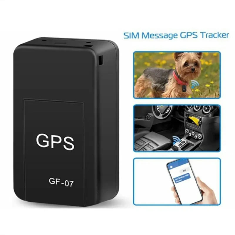 Mini Magnetic Gps Tracker Gf-07 for Car Real Time Tracking Anti-Lost Auto Locator Strong Magnetic Mount Sim Message Positioner