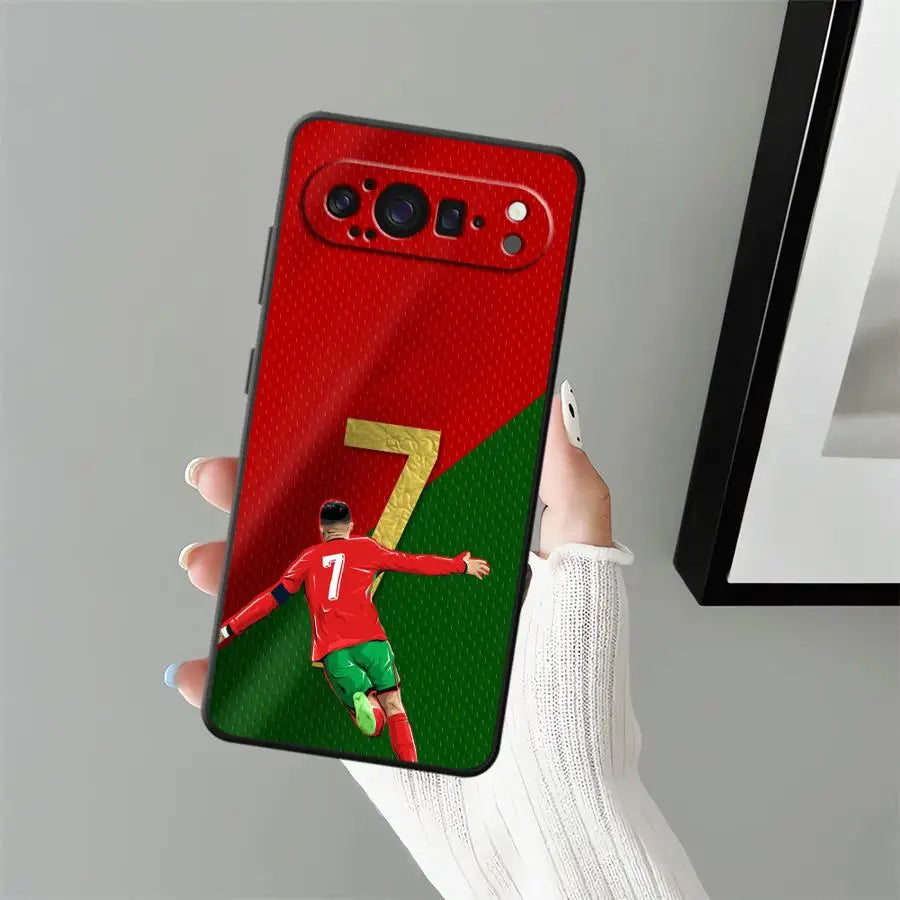 Number 7 10 Football Case for Google Pixel 8a 7a 9a 6a 6 7 8 Pro 10 9 Pro XL Funda Phone Cover