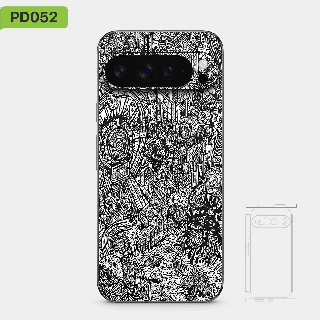 Colorful Decal Skin for Google Pixel 10 9 8 7 Pro 10A Back Screen Protector Film Cover Case Macaroon Wrap Matte Sticker