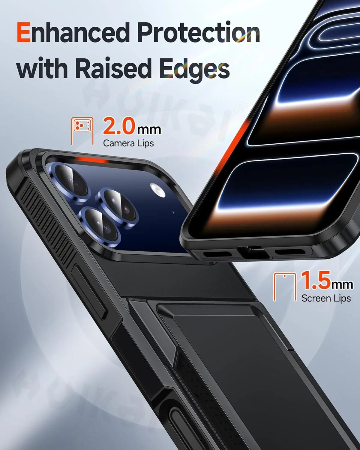 Wallet Case For iPhone 17 Pro Max 16 Pro Max 15 14 13 12 Protective Credit ID Card Holder Heavy Duty Protection Shockproof Cover