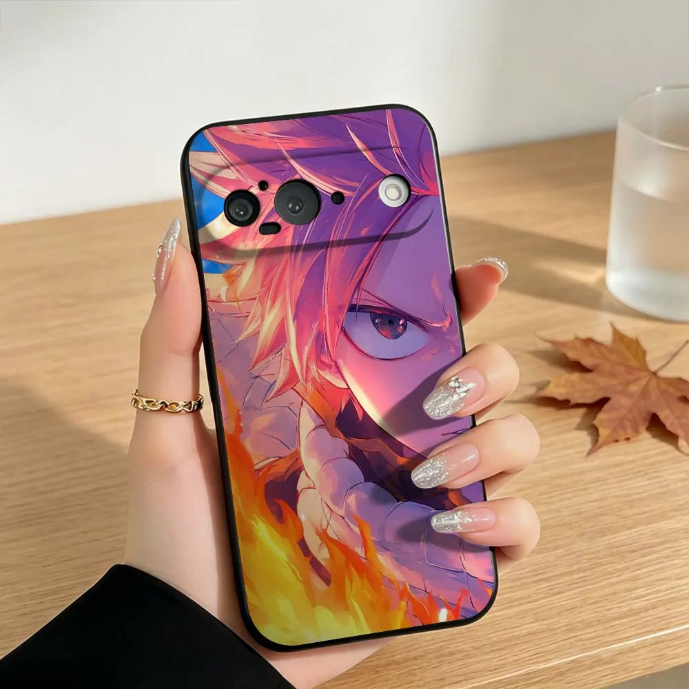 Anime FAIRY TAIL For Google Pixel 10 10A 9 8 7  9a 8A 7a 6a XL Pro 5G Black Phone Case Cover