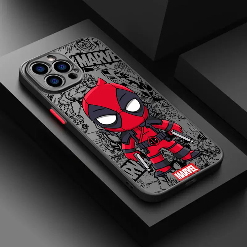 Hot Cool IronS-manS DeadpoolS Phone Case For Samsung Galaxy S25 S24 S23 S22 S21 S20 S10 FE Note20 Plus Ultra Lite 5G Back Cover