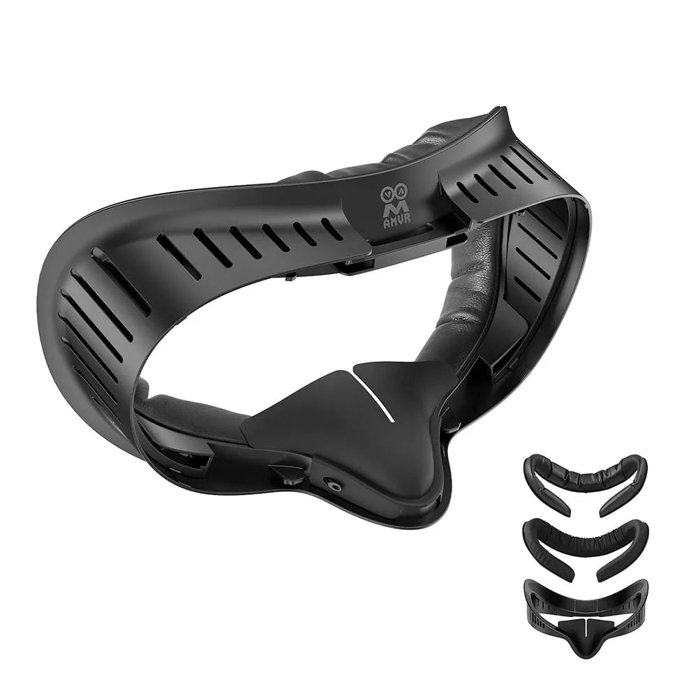 AMVR Comfortable Facial Interface for Quest 3S Face Cover Breathable Replacement Ice Silk Pad VR Glasses Accessories