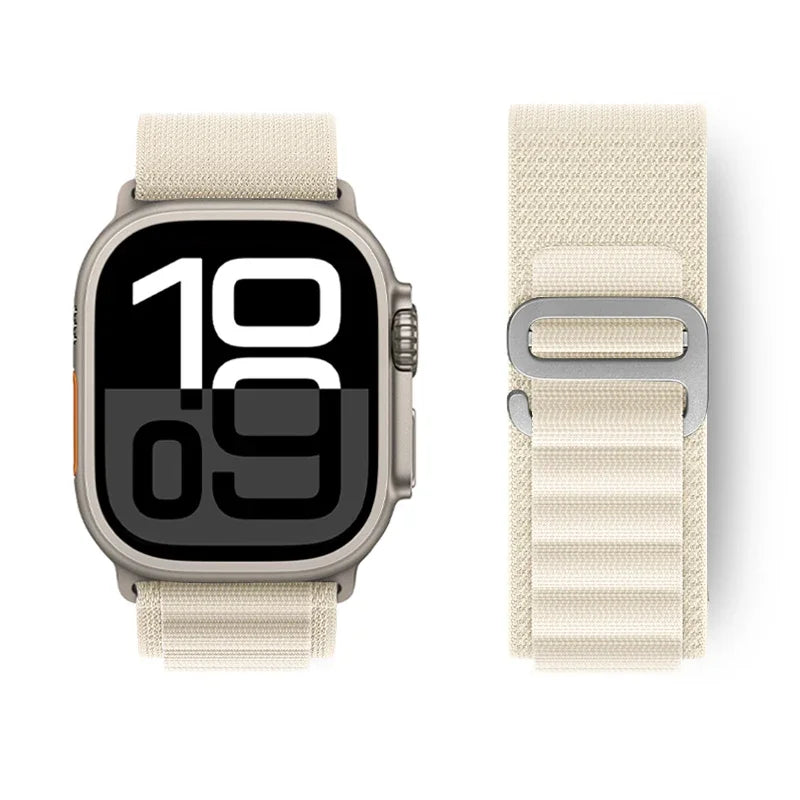 Alpine Loop Band for Apple Watch Strap Ultra 3 4 49mm 46mm 45mm 44mm 42mm 41mm 40mm Correas Bracelet iWatch Series 12 11 10 SE 9