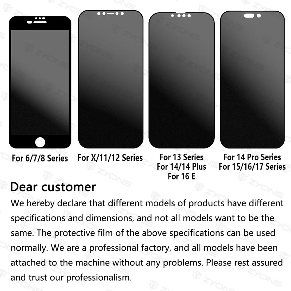 NNBILI 2pcs Matte Privacy Screen Protector,Fingerprint Resistant,Premium Matte Finish, For iPhone 18 17 16 15 14 13 12 Pro Max