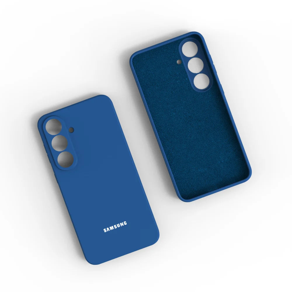 For Samsung Galaxy S26 S25 S24 S23 S22 Plus S26 Ultra S25 FE EDGE Case Soft Liquid Silicone Shockproof Phone Back Cover