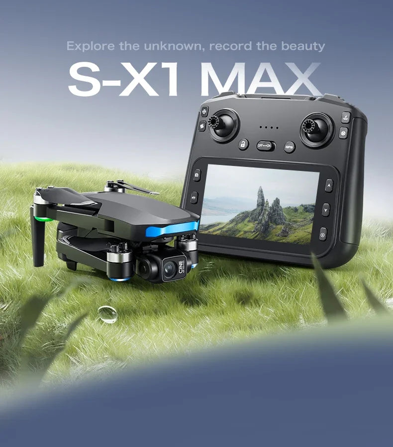 Original S-X1 GPS Drone 8K HD professional camera Three-axis gimbal WIFI Obstacle Avoidance Quadcopter Brushless Toy Gift