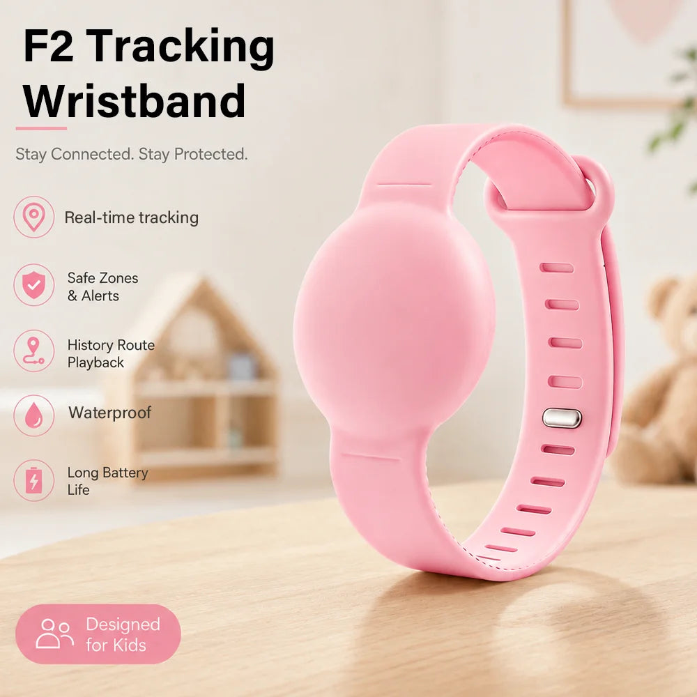 LAXASFIT GPS Tracker 180-Day Standby Global Positioning Location History Find My Device Anti-Lost Alarm for Kids Pets