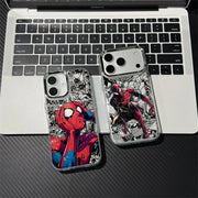 Anime Spiders-Man Phone Case For iPhone 17e 17 16e 16 15 14 13 12 11 mini Pro Max X XR XSMAX 8 Air Plus Transparent Soft Cover