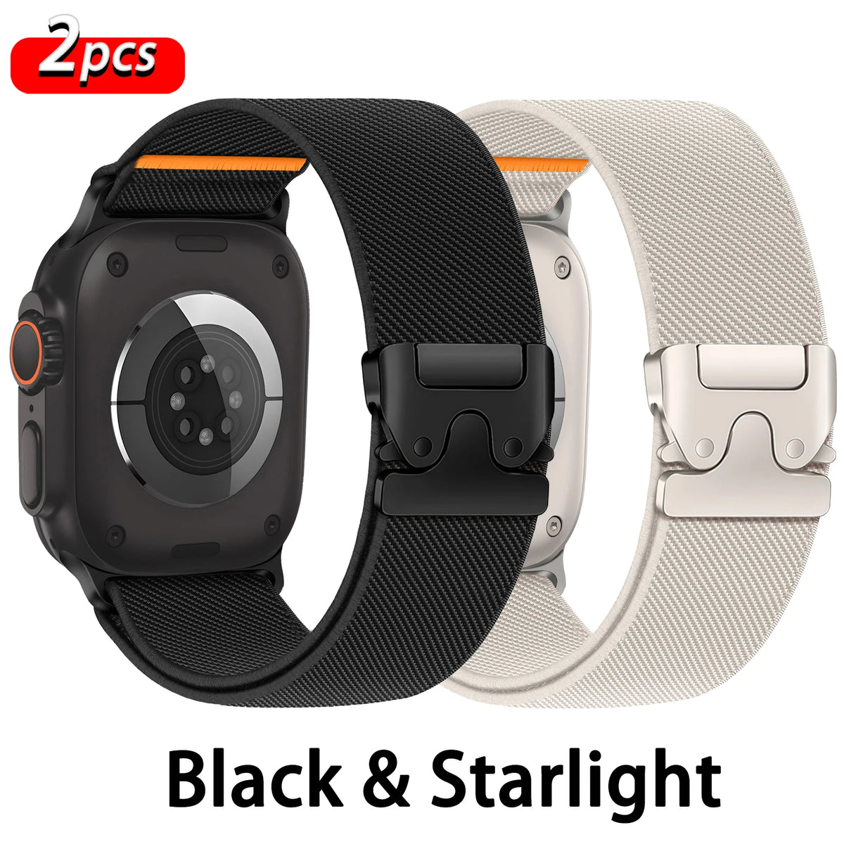 Parachute Straps for Apple watch 10 Band 46mm 42mm 45mm Ultra 49mm 44mm 41mm Nylon bracelet correa iWatch Series 9 8 SE 5 6 7 4