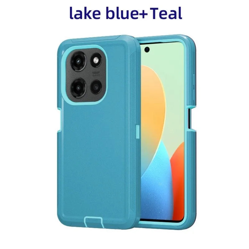 3-Laye Heavy Duty Hybrid Ott Defender Case For Motorola G Edge Play Stylus Power 5G 2026 2025 2024 2023 Shockproof Cover