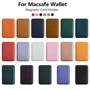 For Magsafe Accessories Magnetic Wallet Holder Leather Case For iPhone 13 12 14 15 16 17 Pro Max Card Holder Phone Purse Cover