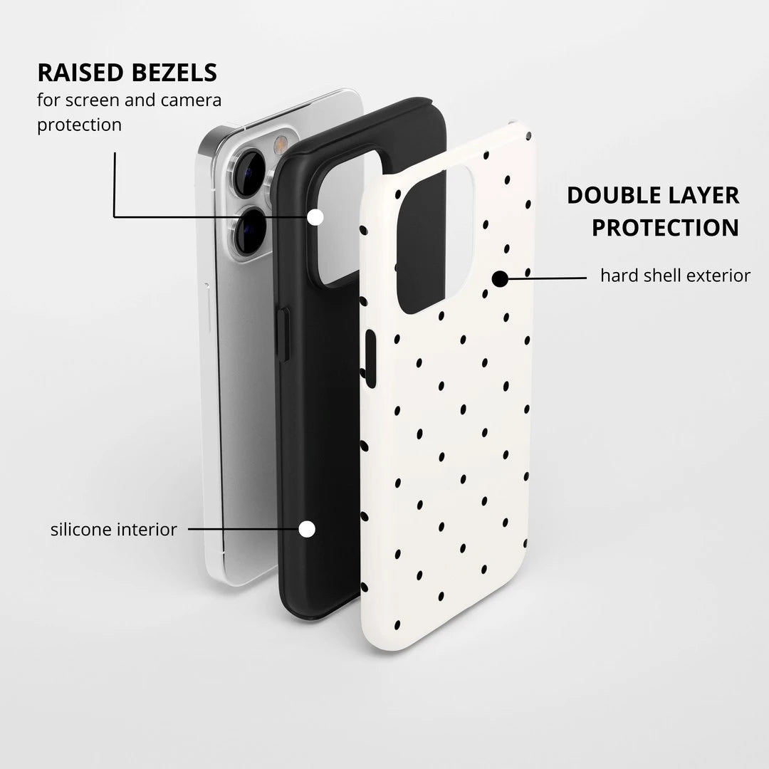 Luxury Clmj Timeless Noir Phone Case for iPhone 17 16e 16 15 14 13 12 11 X XS XR XSMAX Air Pro Max Plus Double-layer Back Cover