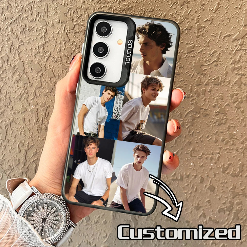 Customized Multi Photo IMD Shock-absorbing Phone Case Suitable For Samsung Galaxy S9 S10 S20 S21 S23 S25 Pro Ultra 4G 5G Plus FE