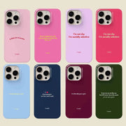 Clmj MEANS GIRLS Fashion Phone Case for iPhone 17 16 15 14 13 12 11 Air Pro Max X XS XR XSMax 7 8 Plus Glossy Film Hard PC Cover