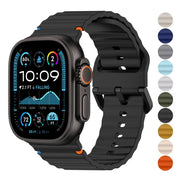 Silicone Strap for Apple watch Band 44mm 49mm 40mm 45mm 42mm 46mm correa bracelet iwatch Series 12 11 9 8 7 6 SE 10 Ultra 3 4 2