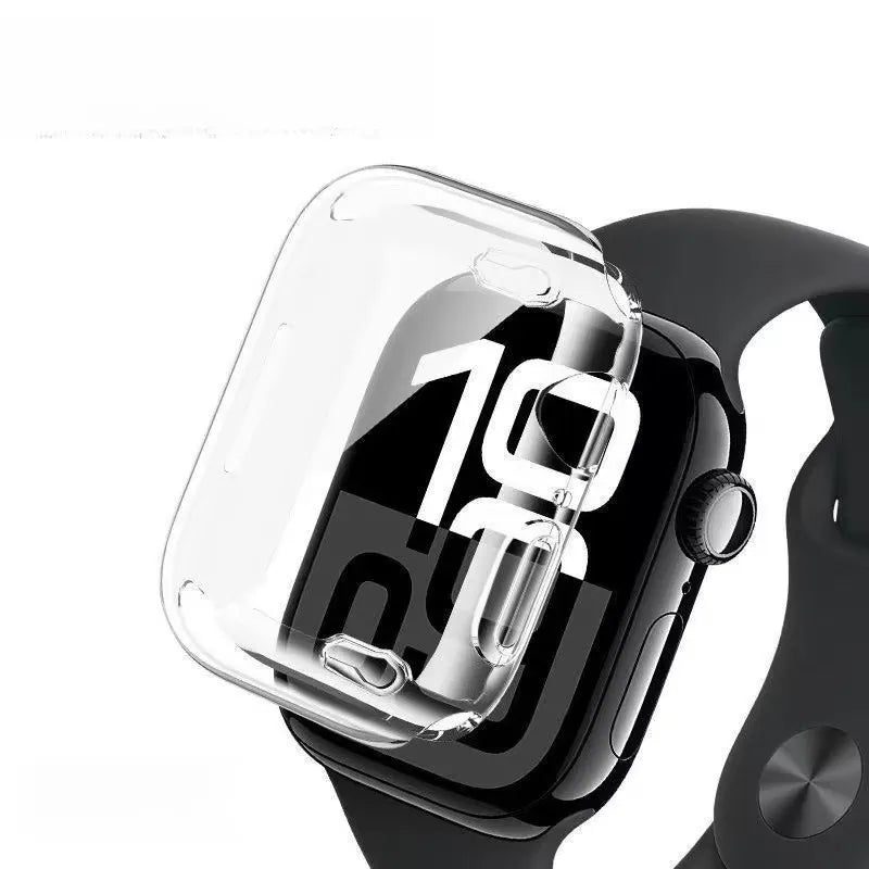 Protective Cover For Apple Watch 12 46mm 42mm Soft TPU Screen Protector bumper Cover Case iWatch Series 12 42/46mm Accessories