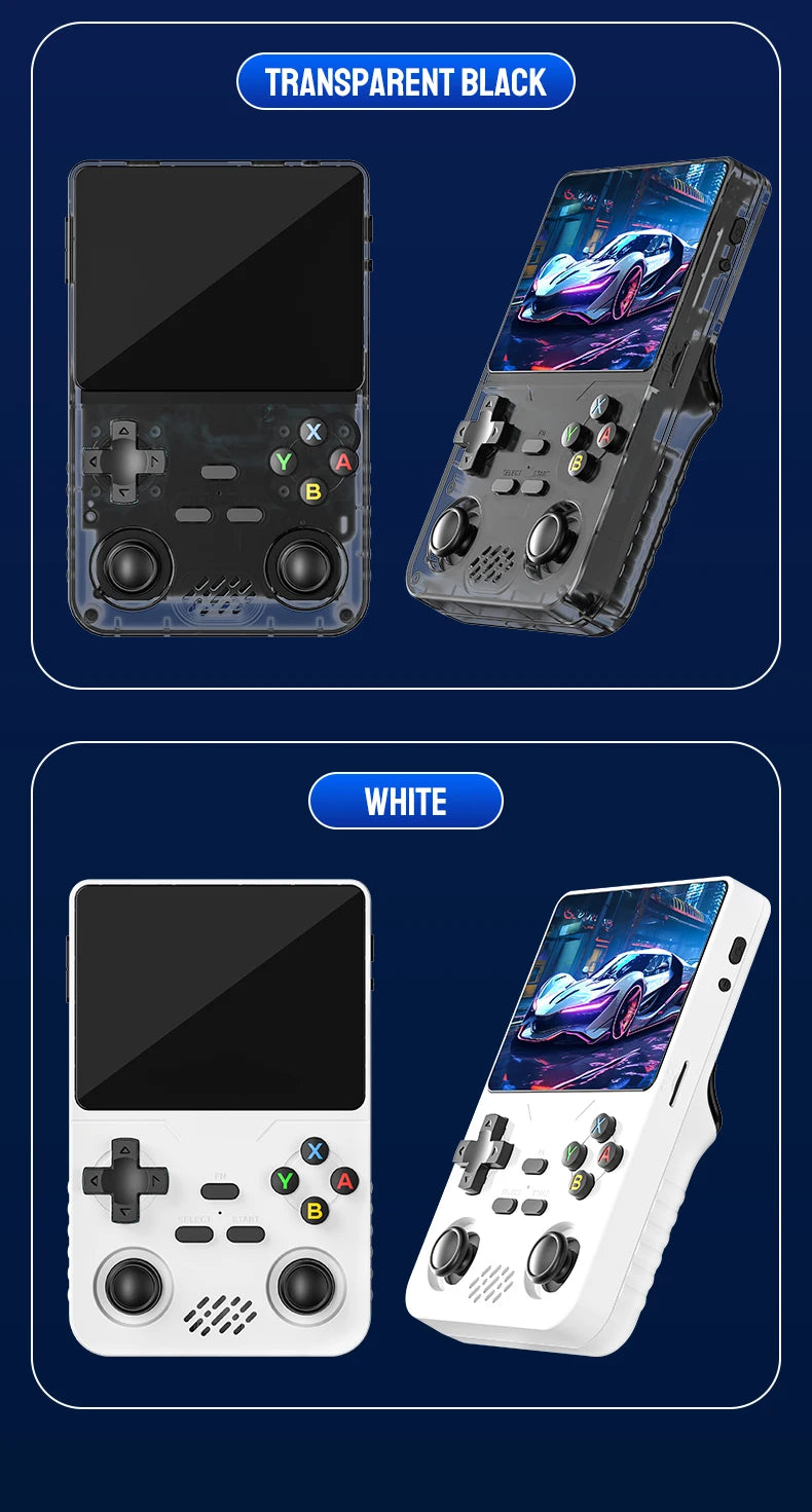 Retro Handheld Game Console RX6S 3 5 Inch IPS Screen 64GB  Portable Gaming Device with Built in Games