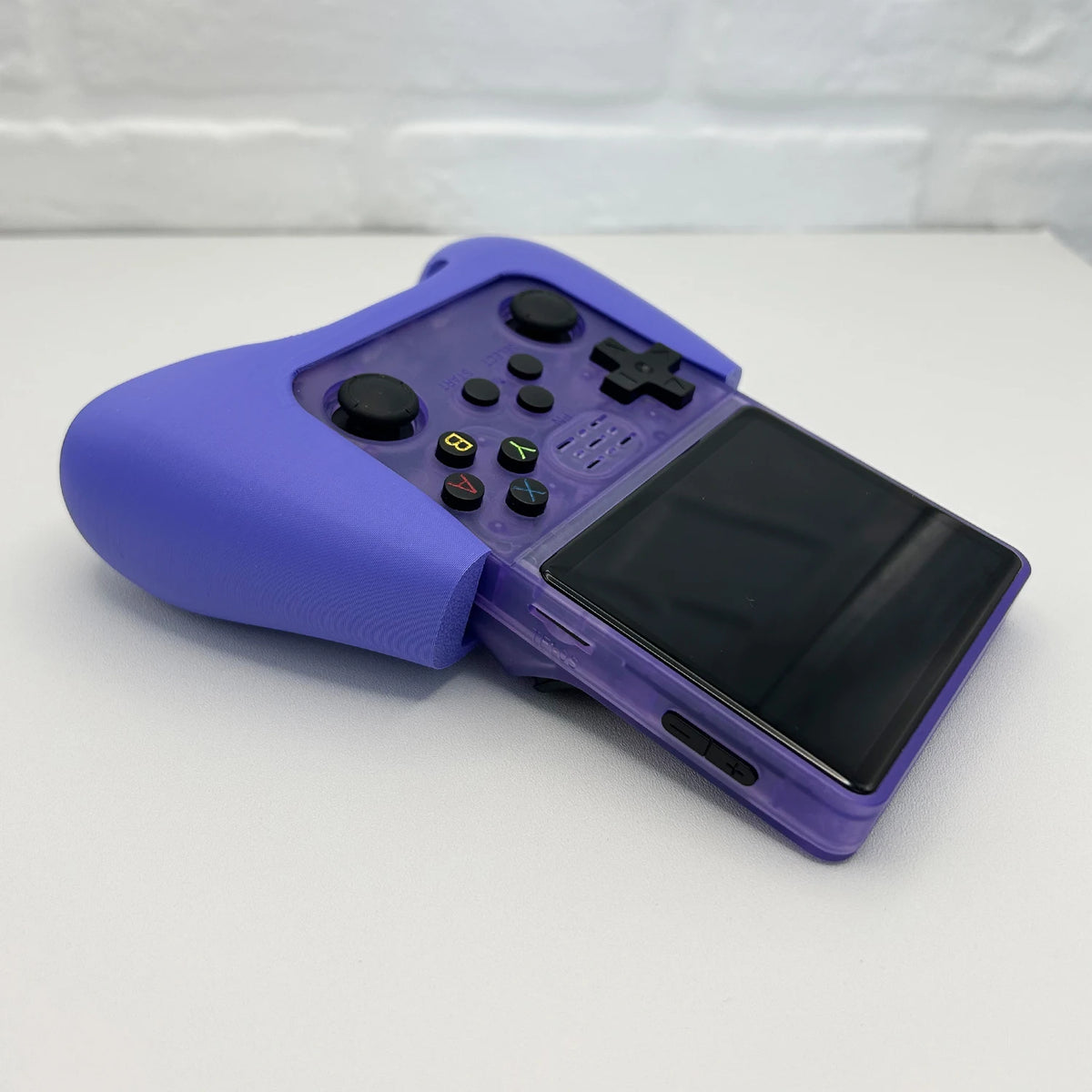 3D Printed Grip For R36S Console DIY Ergonomic Grip Handle R36 S Accessories Hollow Honeycomb Design More Comfortable Controller