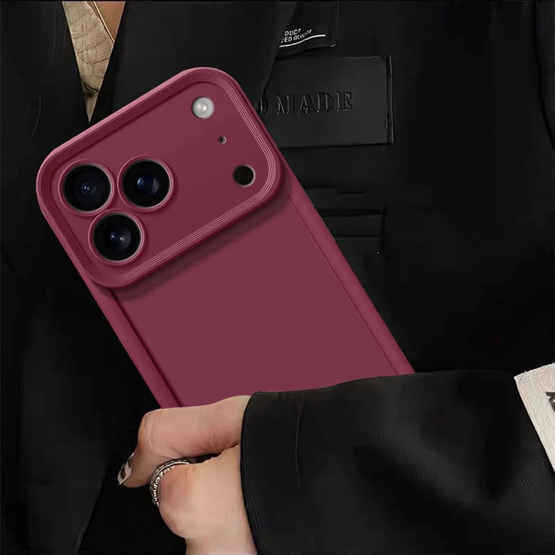 Soft Bumper Soft Silicone Phone Cases For iPhone 17 16 15 13 11 12 14 Pro Max Plus Air Cover Camera Protection Shockproof Case