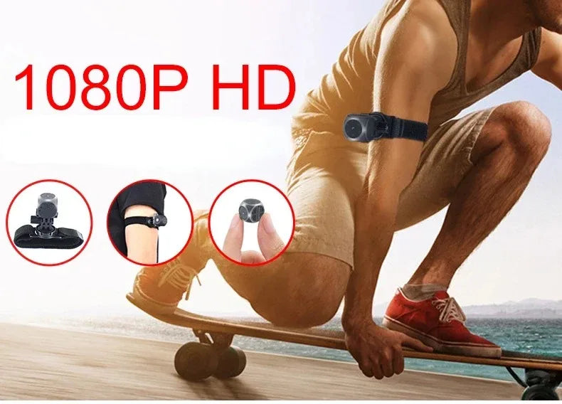 1080P HD Portable Micro Camera Infrared Night Vision Motion Detection Mini Camcorder DV Video Recorder Secret Security Cam Espia