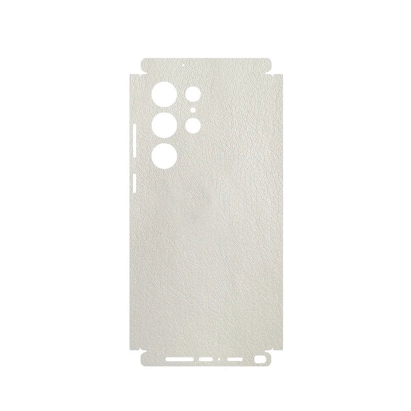 Leather Grain Full Body Phone Protector Sticker For SAMSUNG GALAXY S25 S24 S23 Ultra S23 Plus S23 S22+ Back + Sides Wrap Film