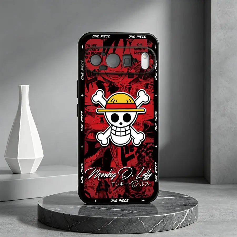 One Piece Red Green Cool Funda Phone Cover Case for Google Pixel 10A 7a 10 9 Pro XL 9a 6 7 8 Pro 8a 6a