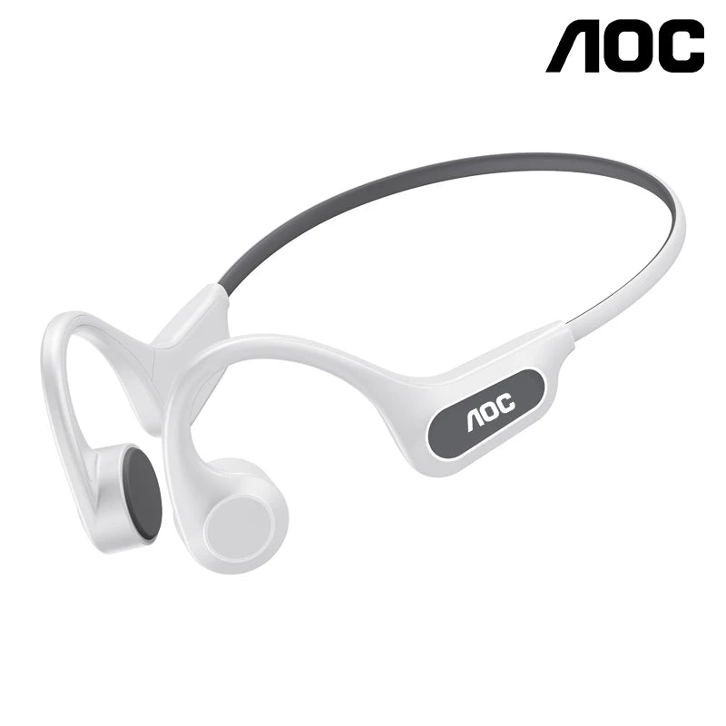 AOC ACN4521 Bone Conduction Wireless Headphone Ear Hook Cycling Sports OWS Earphones Waterproof Low Latency Bluetooth Headset