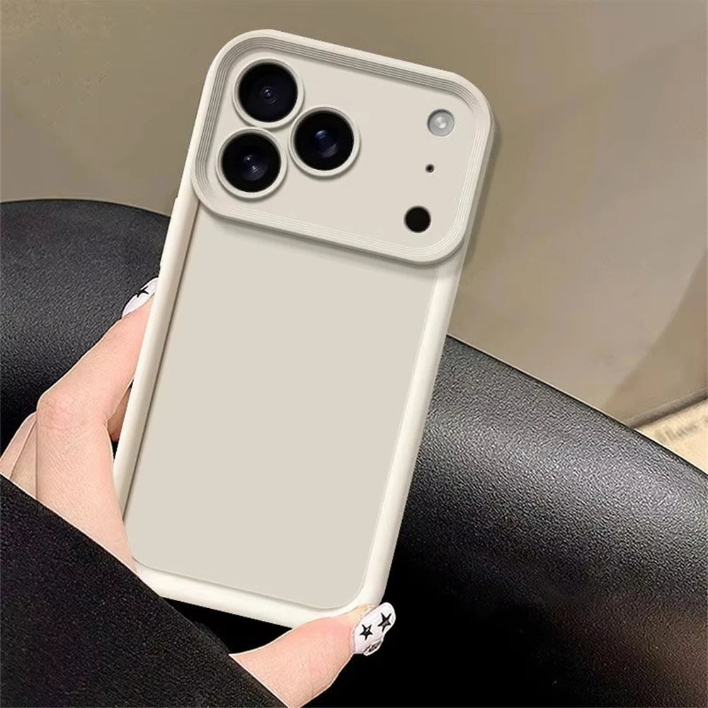Soft Bumper Soft Silicone Phone Cases For iPhone 17 16 15 13 11 12 14 Pro Max Plus Air Cover Camera Protection Shockproof Case