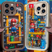 Soft Phone Case For iPhone 17 Air 15 16 16E 14 13 12 11 Pro Max X XS X S Max XR SE 2020 SE4 7 8 Building Blocks M-Marios Cover