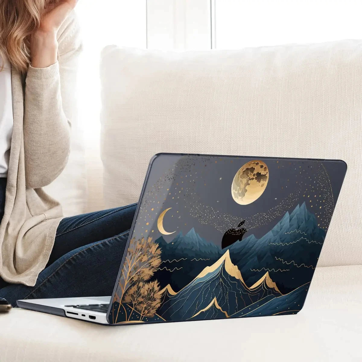 Creative Laptop Case For Macbook Neo 2026 Air13.3 A2337 Pro13.3 A2338 Pro14 A3112 Air13.6 A3113 Air15 Transparent Hard Shell
